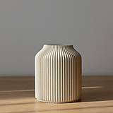 Dekorácie - Váza z recyklovaného plastu z oceánov (2 veľkosti) - 16576173_