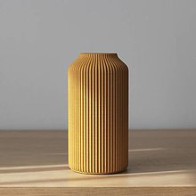 Dekorácie - Váza z recyklovaného plastu z oceánov (2 veľkosti) (Výška 16,5cm) - 16576153_