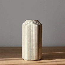 Dekorácie - Váza z recyklovaného plastu z oceánov (2 veľkosti) (Výška 16,5cm,) - 16576180_