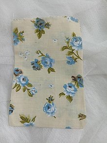 Úžitkový textil - Vrecúšká na sušenú levanduľu (S modrými kvietkami) - 16576480_