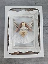 Dekorácie - Macrame anjel prvé sväté prijímanie - 16577491_
