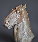 Sochy - Dynamická busta koňa - 16577554_