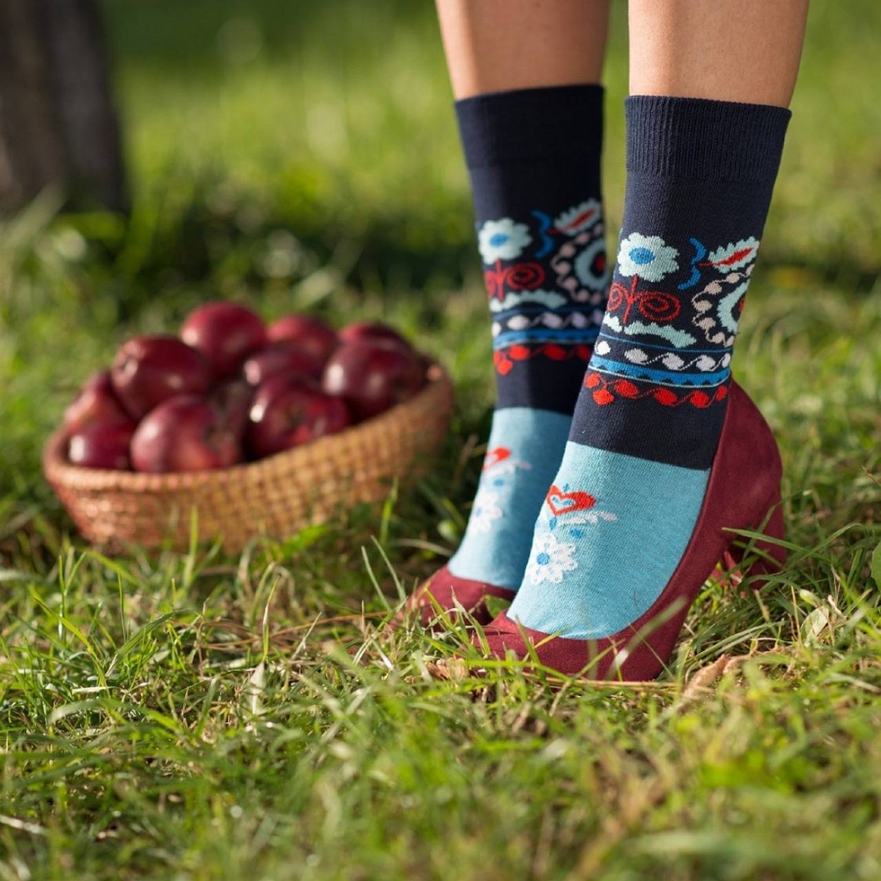 Ponožky CrazyStep Ľudovky