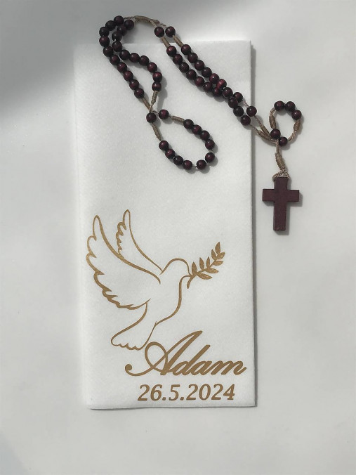 Personalizované servítky na birmovku