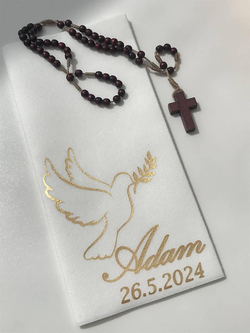 Personalizované servítky na birmovku