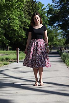 Sukne - Zavinovací sukně paisley - 16579050_