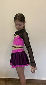 Detské oblečenie - Šaty na krasokorčuľovanie - 16579099_