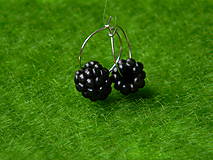 Náušnice - Blackberries - 16579463_