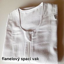 Detský textil - letný vak na spanie 0,5TOG FLANEL - 16580622_