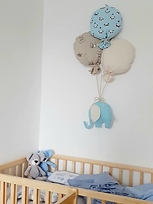 Dekorácie - Balóny - nástenná dekorácia do detskej izby - 16579486_