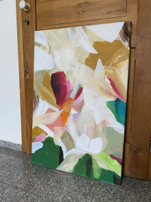 Obrazy - Flowers abstract 80x60cm - 16580353_