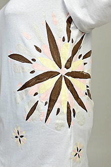Topy, tričká, tielka - JoanesS ručně malované triko s dlouhým rukávem - 16578946_