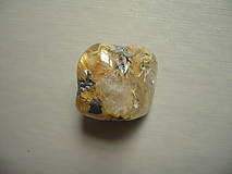Minerály - Troml. kámen - sagenit 22 mm, č.64 - 16582403_