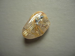 Minerály - Troml. kámen - sagenit 22 mm, č.61 - 16582395_