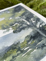 Obrazy - Akvarel “Ticho pred búrkou” - 16581709_