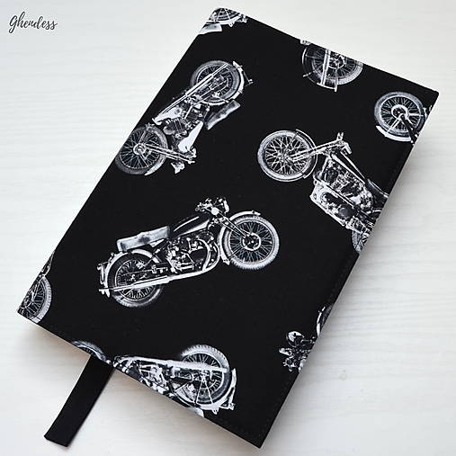 Papiernictvo - Univerzální obal na knihu - Motorky - 16583881_