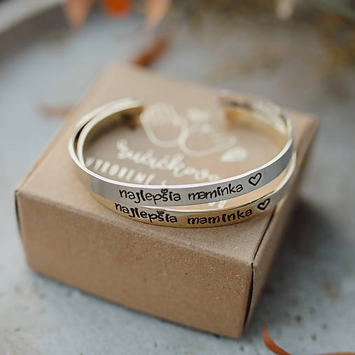 Náramky - Náramok najlepšia maminka - 16583964_