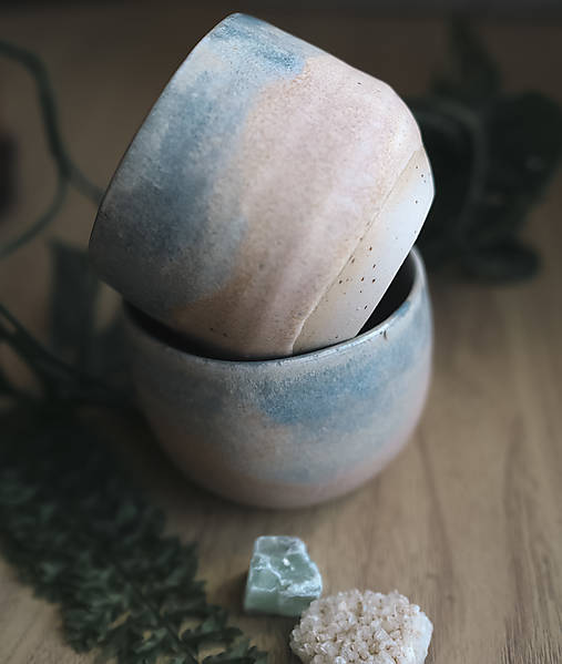 Nádoby - Šálky "něha" - 16584123_