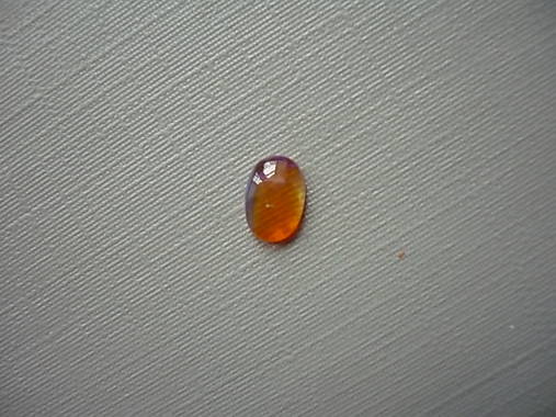 Minerály - Kabošon - ohnivý opál 7 mm, č.56f - 16583159_