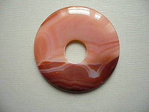 Minerály - Donut kulatý XL - achát 53 mm, č.29f - 16584086_