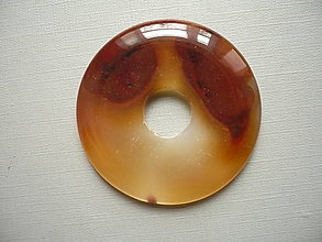 Minerály - Donut kulatý XL - achát 53 mm, č.33f - 16584089_