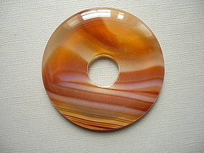 Minerály - Donut kulatý XL - achát 53 mm, č.35f - 16584102_