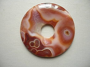 Minerály - Donut kulatý XL - achát 53 mm, č.36f - 16584104_