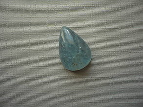 Minerály - Kabošon - akvamarín 15 mm, č.21Bf - 16584168_