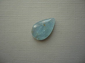 Minerály - Kabošon - akvamarín 16 mm, č.23Bf - 16584170_
