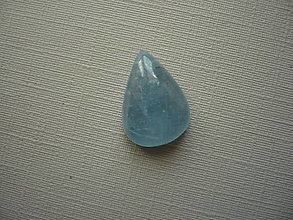 Minerály - Kabošon - akvamarín 16 mm, č.25Bf - 16584174_