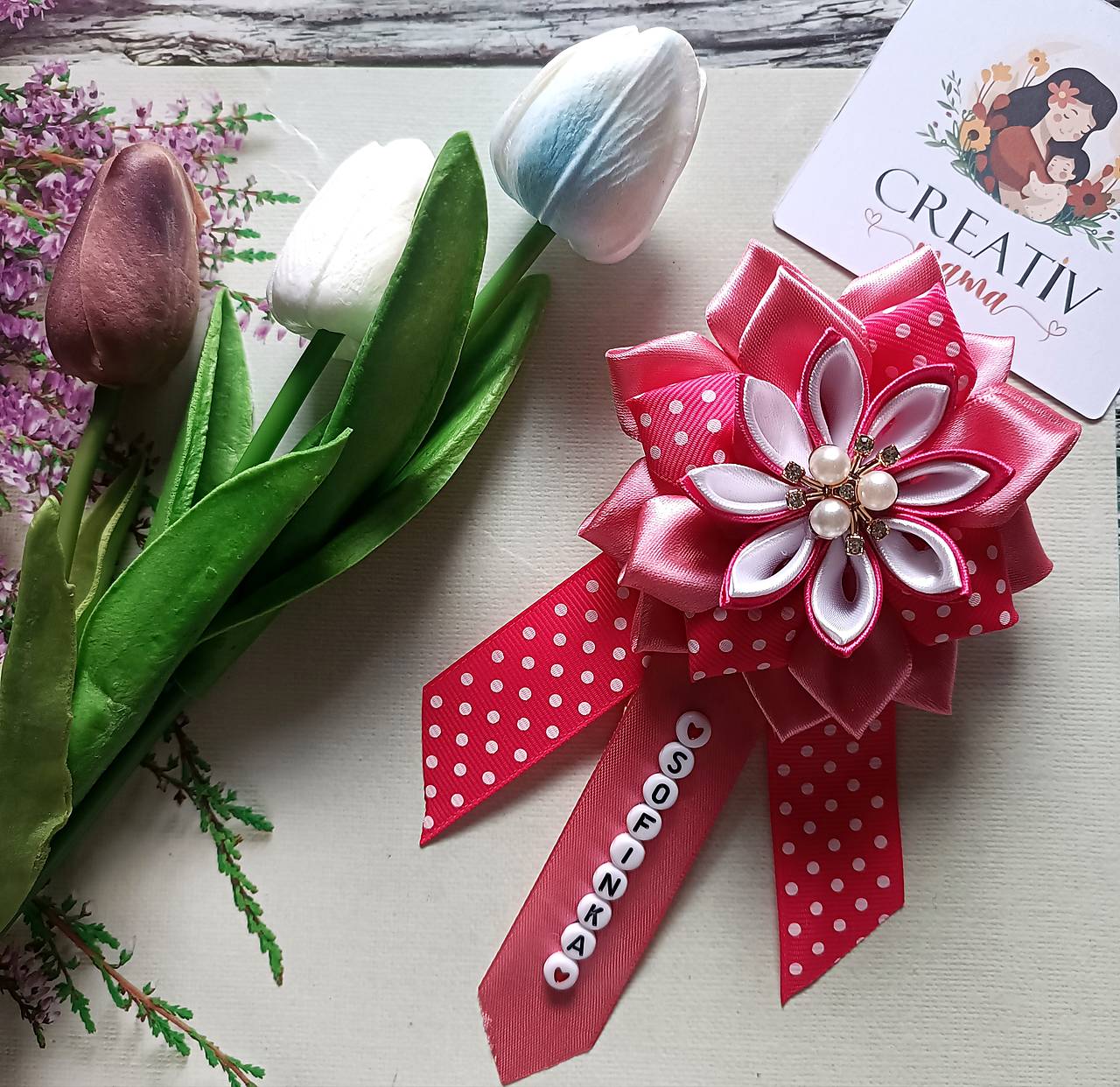 Mašlička na kočík 