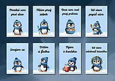 Papiernictvo - Míľnikové kartičky - Cesta malého tučniačika (pre chlapčeka) - 16584280_