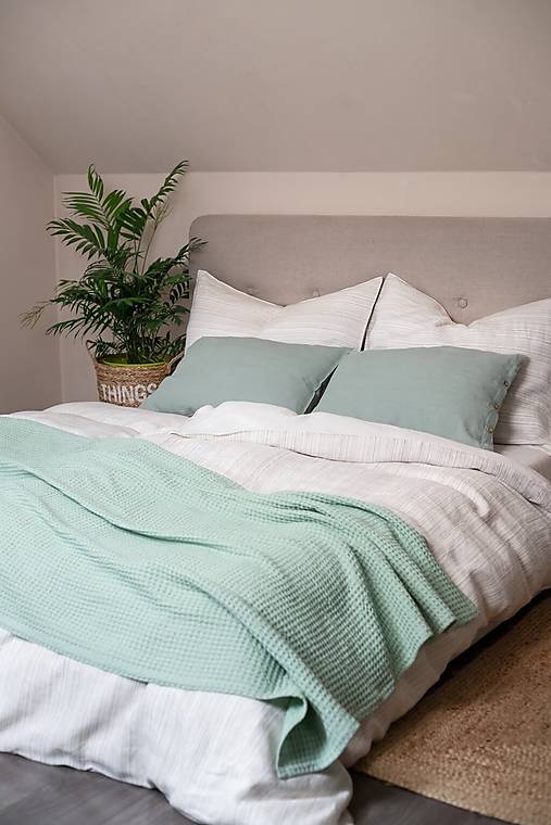 Úžitkový textil - Ľanové obliečky Perfect Happiness - 16583271_