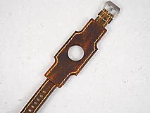 Náramky - Vintage kožený remienok na hodinky seiko, festina, timex - 16584792_