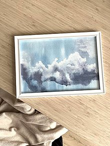 Obrazy - Detský obraz - modré oblaky - 16584355_