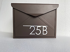 Nádoby - Poštová schránka BK.57.HM s číslom na dom v 3D verzii - 16588155_
