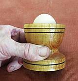 Nádoby - Drevený pohárik na vajíčko - 16587264_