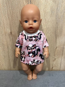 Hračky - Tričko pre bábiku BABY BORN - 43 cm, zvieratko - 16587852_