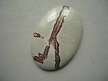 Minerály - Velký kabošon - porcelanit 46 mm, č.5f - 16587969_