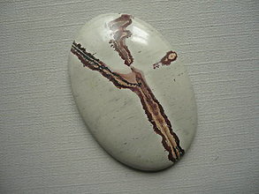 Minerály - Velký kabošon - porcelanit 46 mm, č.5f - 16587968_