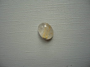 Minerály - Kabošon - sagenit 9 mm, č.28Bf - 16588775_