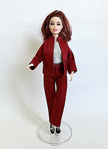 Hračky - Sako, tričko a nohavice pre bábiky Barbie a podobne - 16588334_