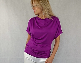 Topy, tričká, tielka - Voĺné tričko - 30 farieb - 16587401_