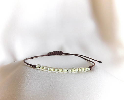 Náramky - šnúrkový náramok - 16589326_