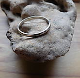 Prstene - Nerezový prsten  úzký velký - 16591077_