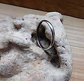 Prstene - Nerezový prsten  úzký velký - 16591079_