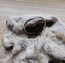 Prstene - Nerezový prsten  úzký velký - 16591076_