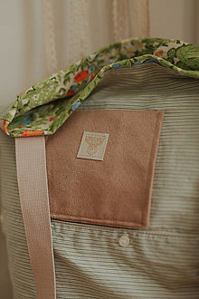 Nákupné tašky - UPCY tašky z košele + srunchie - 16591086_