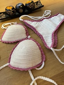 Plavky - Plavky háčkované handmade - 16591179_
