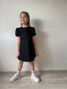 Detské oblečenie - Wafle šaty detské - 16589743_